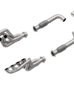 Alternative view of Kooks 2020 Mustang GT500 5.2L 2in x 3in SS Headers w/GREEN Catted Connection Pipe