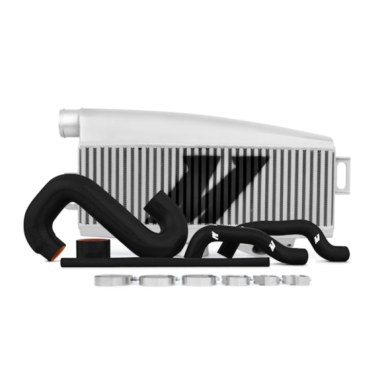 Mishimoto Subaru 02-07 WRX/04-07 STi Top-Mount Intercooler Kit - Powder Coated Silver & Black Hoses - Image 6