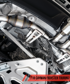 AWE Tuning Porsche 718 Boxster / Cayman Touring Edition Exhaust - Chrome Silver Tips