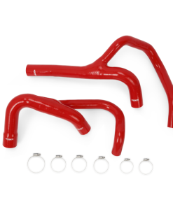 Alternative view of Mishimoto 13-14 Dodge Ram 6.7L Cummins Silicone Radiator Hose Kit Red