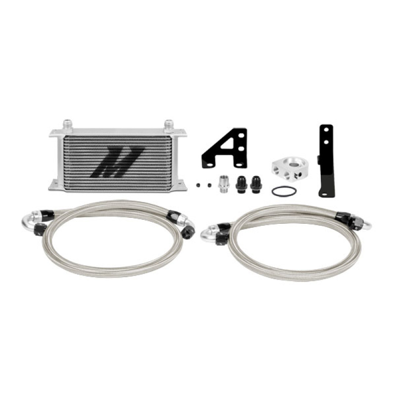 Mishimoto 15 Subaru STI Oil Cooler Kit - Silver - Image 3