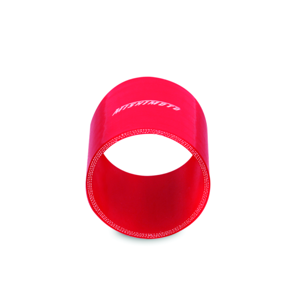 Alternative view of Mishimoto 3.0 Inch Red Straight Coupler