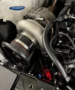 Alternative view of P2uned A90 Supra Turbo Kit