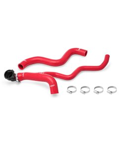 Alternative view of Mishimoto 2012+ Fiat 500 Non-Turbo Red Silicone Radiator Hose Kit