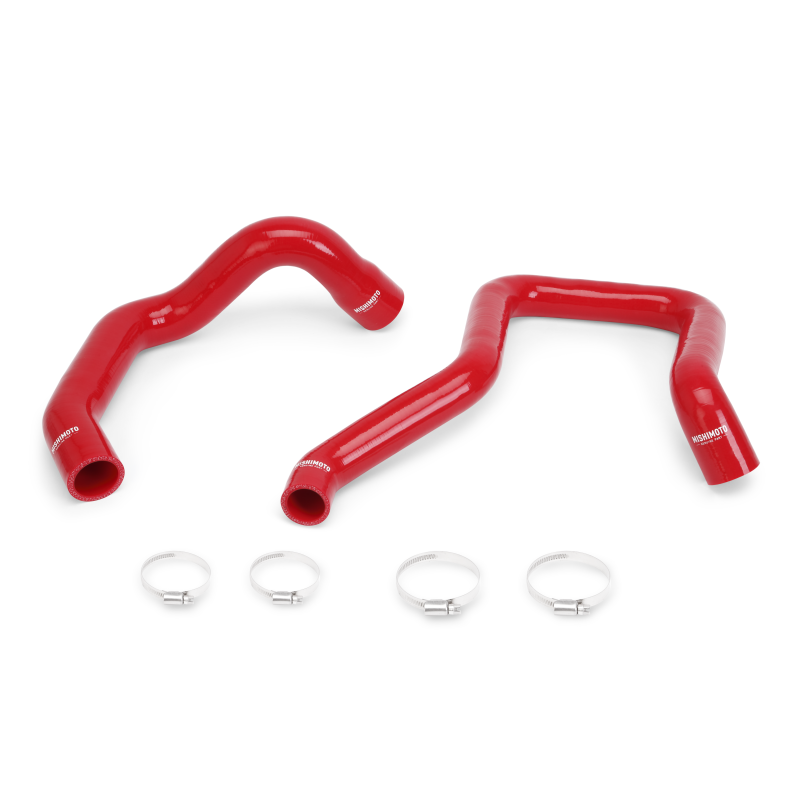 Mishimoto 91-01 Jeep Cherokee XJ 4.0L Silicone Coolant Hose Kit - Red - Image 2