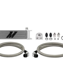 Alternative view of Mishimoto Universal 10 Row Oil Cooler Kit (Metal Braided Lines)
