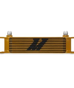 Mishimoto Universal 10 Row Oil Cooler - Gold