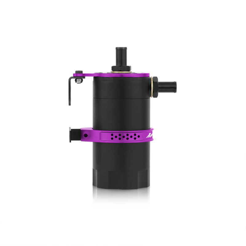 Mishimoto Universal Baffled Oil Catch Can - Purple - Image 13
