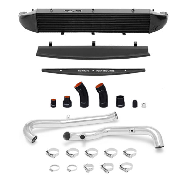 Alternative view of Mishimoto 2014-2016 Ford Fiesta ST 1.6L Front Mount Intercooler (Black) Kit w/ Pipes (Silver)