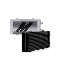 Mishimoto Universal Small Bar and Plate Dual Pass Black Oil Cooler