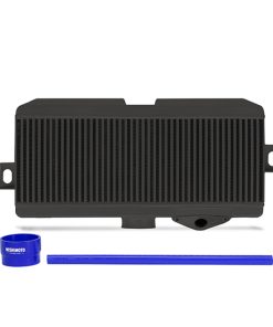 Mishimoto Subaru 08-15 WRX STi Top-Mount Intercooler Kit - Powder Coated Black & Blue Hoses