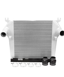 Alternative view of Mishimoto 10-12 Dodge 6.7L Cummins Intercooler (Silver)
