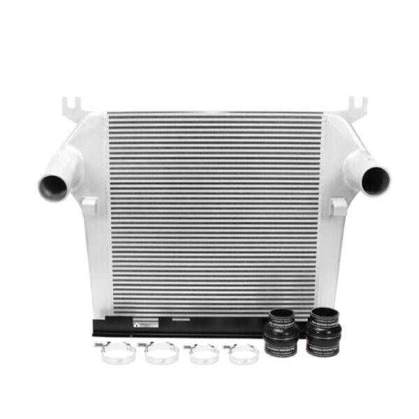 Alternative view of Mishimoto 10-12 Dodge 6.7L Cummins Intercooler (Silver)