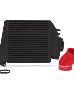 Alternative view of Mishimoto 08-14 Subaru WRX Top-Mount Intercooler Kit - Powder Coated Black & Red Hoses