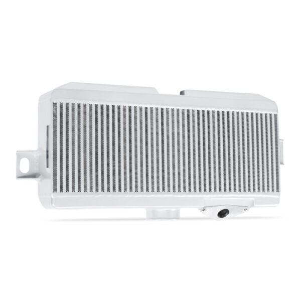 Alternative view of Mishimoto Subaru 08-15 WRX STi Top-Mount Intercooler Kit - Powder Coated Silver & Blue Hoses