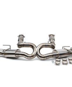 Alternative view of VR Performance Corvette C8 Titanium Valvetronic Exhaust System