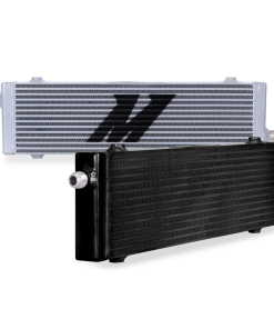 Alternative view of Mishimoto Universal Large Bar and Plate Cross Flow Black Oil Cooler