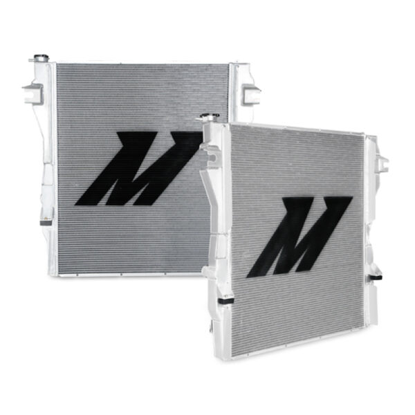 Alternative view of Mishimoto 10-12 Dodge 6.7L Cummins Aluminum Radiator