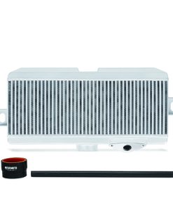Mishimoto Subaru 08-15 WRX STi Top-Mount Intercooler Kit - Powder Coated Silver & Black Hoses