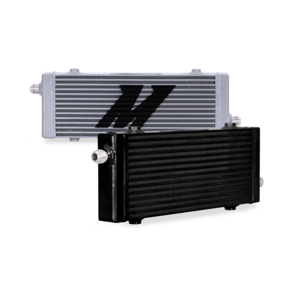 Alternative view of Mishimoto Universal Medium Bar and Plate Cross Flow Black Oil Cooler