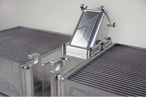 Alternative view of CSF 2020+ Porsche 992 Turbo/S High Performance Intercooler System (OEM PN 992.145.805.G)