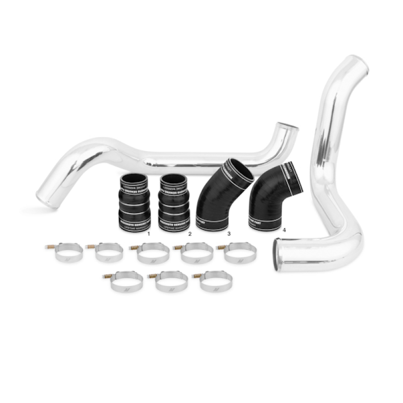 Mishimoto 02-04.5 Chevrolet 6.6L Duramax Intercooler Kit w/ Pipes (Silver) - Image 7