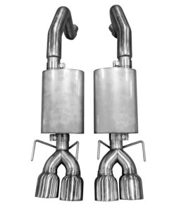 Kooks 05-08 Chevy Corvette C6 LS2/LS3 6.0L/6.2L OEM x 2 1/2in Axleback w/Pol tips