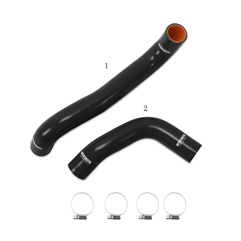 Mishimoto 08-14 Subaru WRX / 08+ STI Silicone Radiator Hose Kit - Black - Image 7