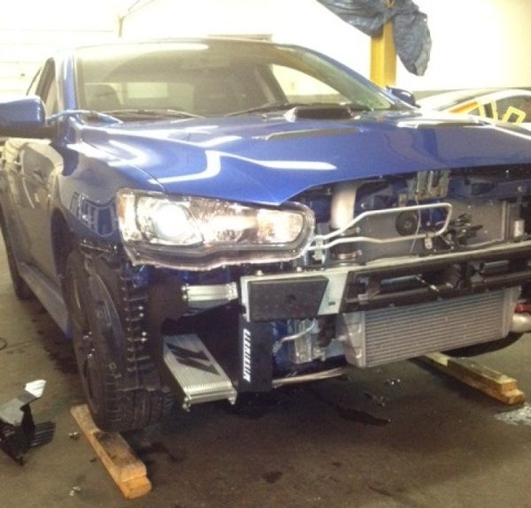 Alternative view of Mishimoto 08+ Mitsubishi Evolution X Oil Cooler Kit