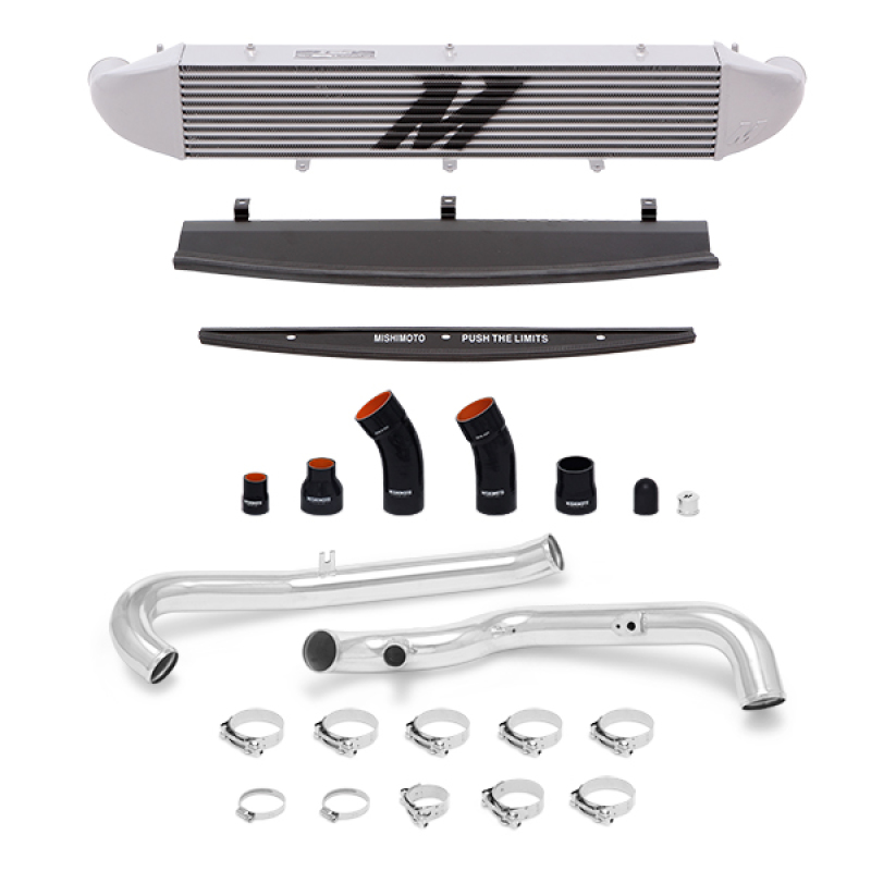 Mishimoto 2014-2016 Ford Fiesta ST 1.6L Front Mount Intercooler (Silver) Kit w/ Pipes (Silver) - Image 5