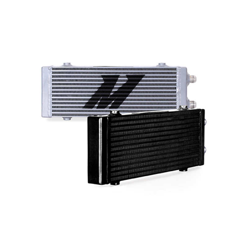 Mishimoto Universal Medium Bar and Plate Dual Pass Silver Oil Cooler - Image 3