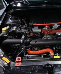 Alternative view of Mishimoto 08+ Subaru WRX/STi Performance Cold Air Intake Kit - Wrinkle Black