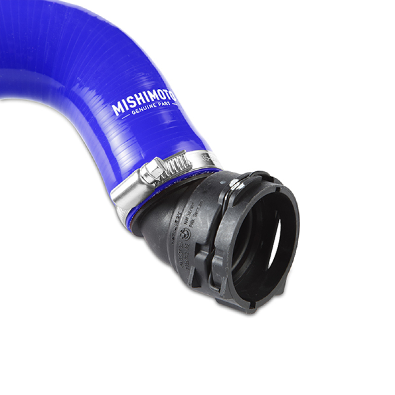 Mishimoto 15+ Ford Mustang GT Blue Silicone Upper Radiator Hose - Image 12
