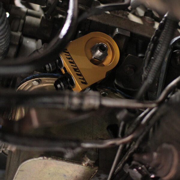 Alternative view of Mishimoto 79-93 Ford Mustang 5.0L Oil Cooler Kit - Silver