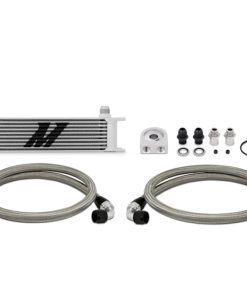 Mishimoto Universal 10 Row Oil Cooler Kit (Metal Braided Lines)