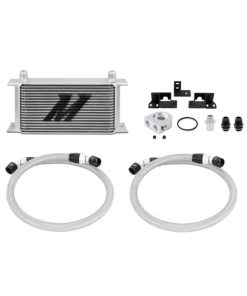 Alternative view of Mishimoto 07-11 Jeep Wrangler JK Oil Cooler Kit - Silver
