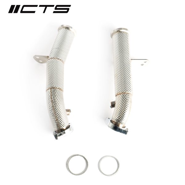 CTS TURBO RACE DOWNPIPE SET FOR MERCEDES BENZ C43 C400 C450 E43 E400 E450 WITH M276 ENGINE