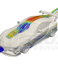 Alternative view of Carbon Hood Louver Kit - Mk5 Toyota Supra