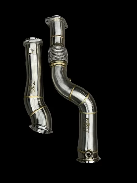 Alternative view of Project Gamma BMW M3 | M4 (G80/G82) STAINLESS STEEL DOWNPIPES