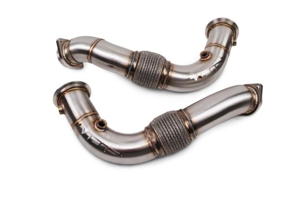 VRSF Stainless Steel Race Downpipes for V8 N63 08-16 BMW 550i, 650i, 750Li, X5, X6