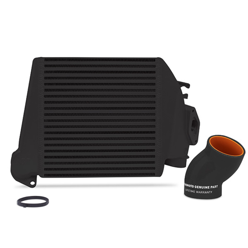Mishimoto 08-14 Subaru WRX Top-Mount Intercooler Kit - Powder Coated Black & Black Hoses - Image 2