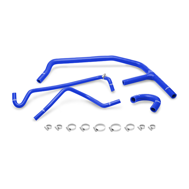 Mishimoto 15+ Ford Mustang EcoBoost Blue Silicone Ancillary Hose Kit - Image 2