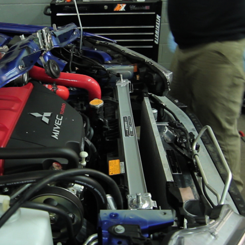 Mishimoto 08+ Mitsubishi Lancer Evo X / 8+ Lancer Ralliart Manual Aluminum Radiator - Image 15