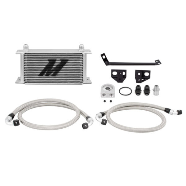 Alternative view of Mishimoto 15 Ford Mustang EcoBoost Non-Thermostatic Oil Cooler Kit - Silver