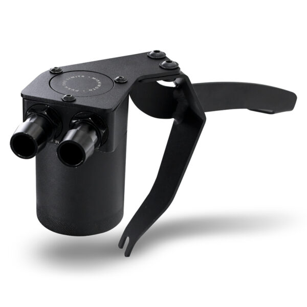 Alternative view of Mishimoto 2022+ Subaru WRX Baffled Oil Catch Can PCV Side