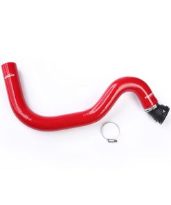 Alternative view of Mishimoto 15+ Ford Mustang GT Red Silicone Upper Radiator Hose