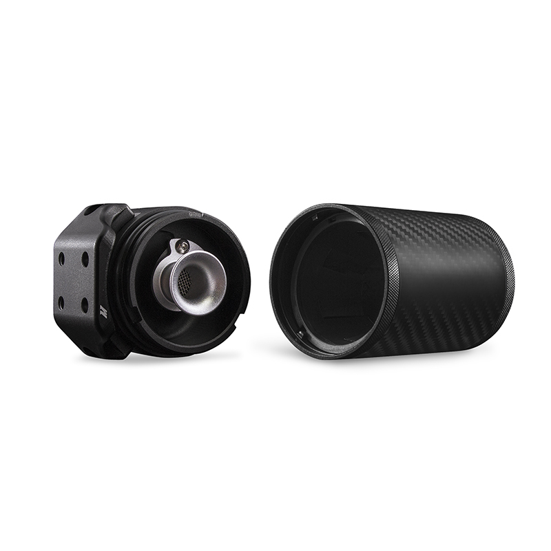 Mishimoto 2020+ Chevrolet Corvette C8 Baffled Oil Catch Can Kit (PCV Side) - Carbon Fiber - Image 8