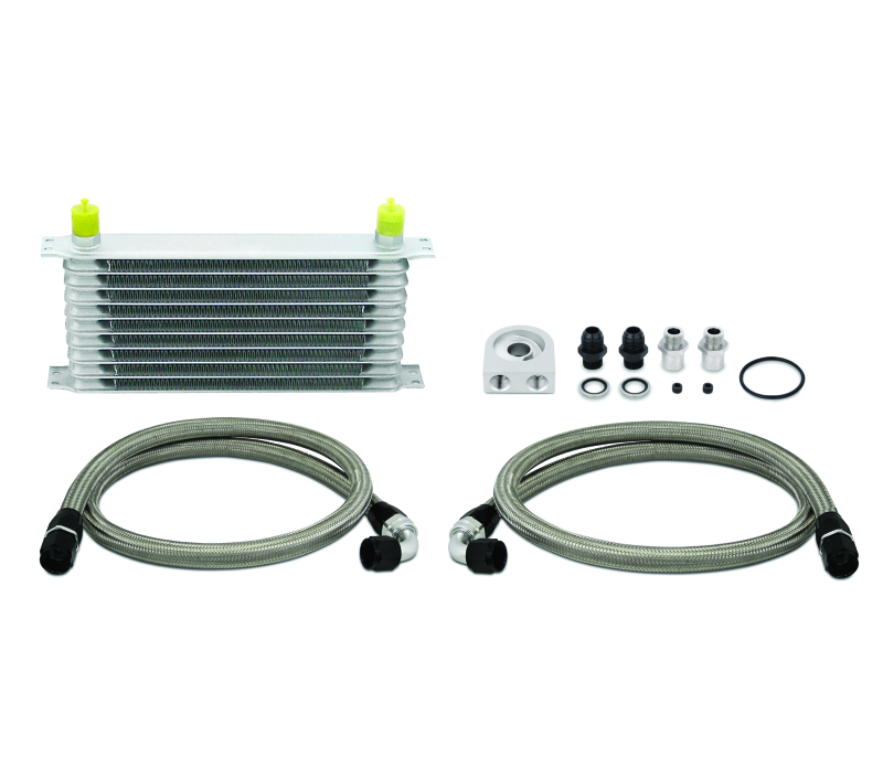 Mishimoto Universal 10 Row Oil Cooler Kit (Metal Braided Lines) - Image 5