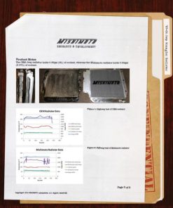 Alternative view of Mishimoto 87-06 Jeep Wrangler (Does Not Fit 2010 Wrangler) YJ & TJ Aluminum Performance Radiator