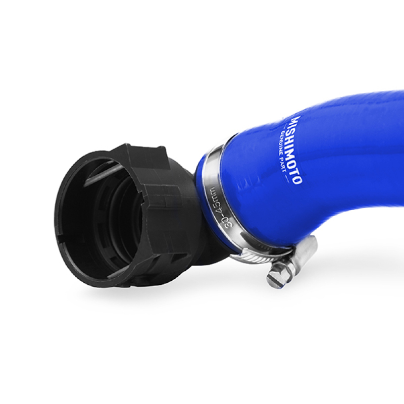 Mishimoto 2012+ Fiat 500 Non-Turbo Blue Silicone Radiator Hose Kit - Image 9